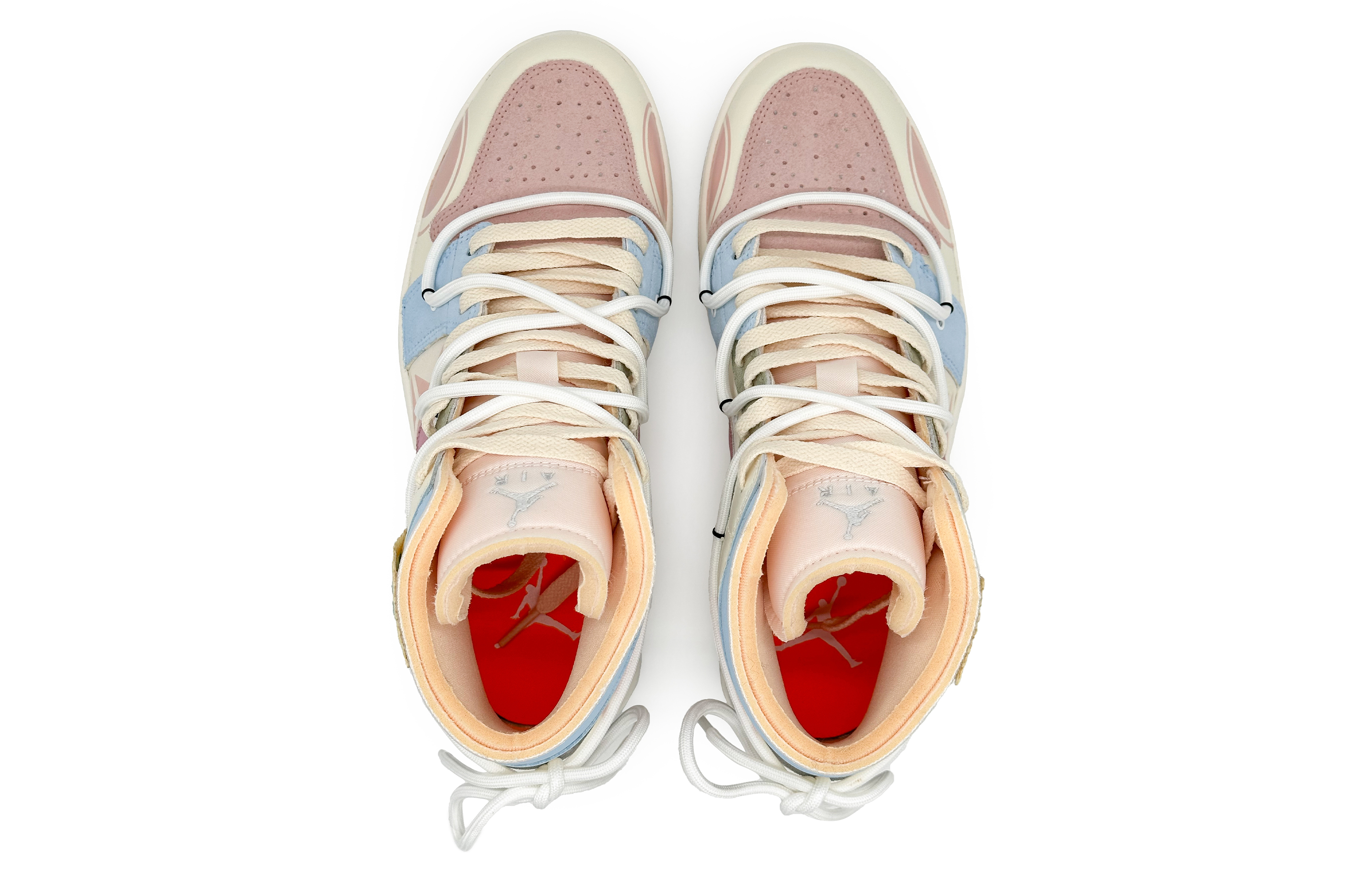 Shop 【定制鞋款】Air Jordan 1 Mid SE Craft '靛蓝几何图案' DM9652-100(Team16-男款星之卡比蓝)