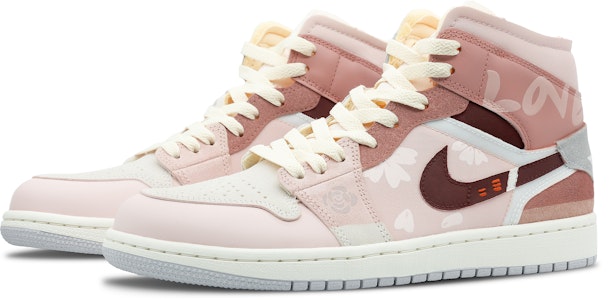 カスタムAJ1ミッド SE クラフト "ピンクローズ" DQ3726-100(Team7-女款玫瑰情书) Lookbook カスタムAJ1ミッド SE クラフト "ピンクローズ" DQ3726-100(Team7-女款玫瑰情书)