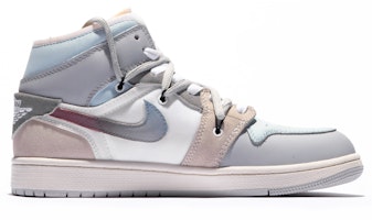Jordan 1 Mid SE Craft Azul Gris Nieve (Personalizadas) DQ3726-100(TeamM-女款雪花蜜羽S-BOX) Lookbook Jordan 1 Mid SE Craft Azul Gris Nieve (Personalizadas) DQ3726-100(TeamM-女款雪花蜜羽S-BOX)