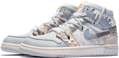 Jordan 1 Mid SE Craft Azul Gris Nieve (Personalizadas) DQ3726-100(TeamM-女款雪花蜜羽S-BOX) Shop Jordan 1 Mid SE Craft Azul Gris Nieve (Personalizadas) DQ3726-100(TeamM-女款雪花蜜羽S-BOX)