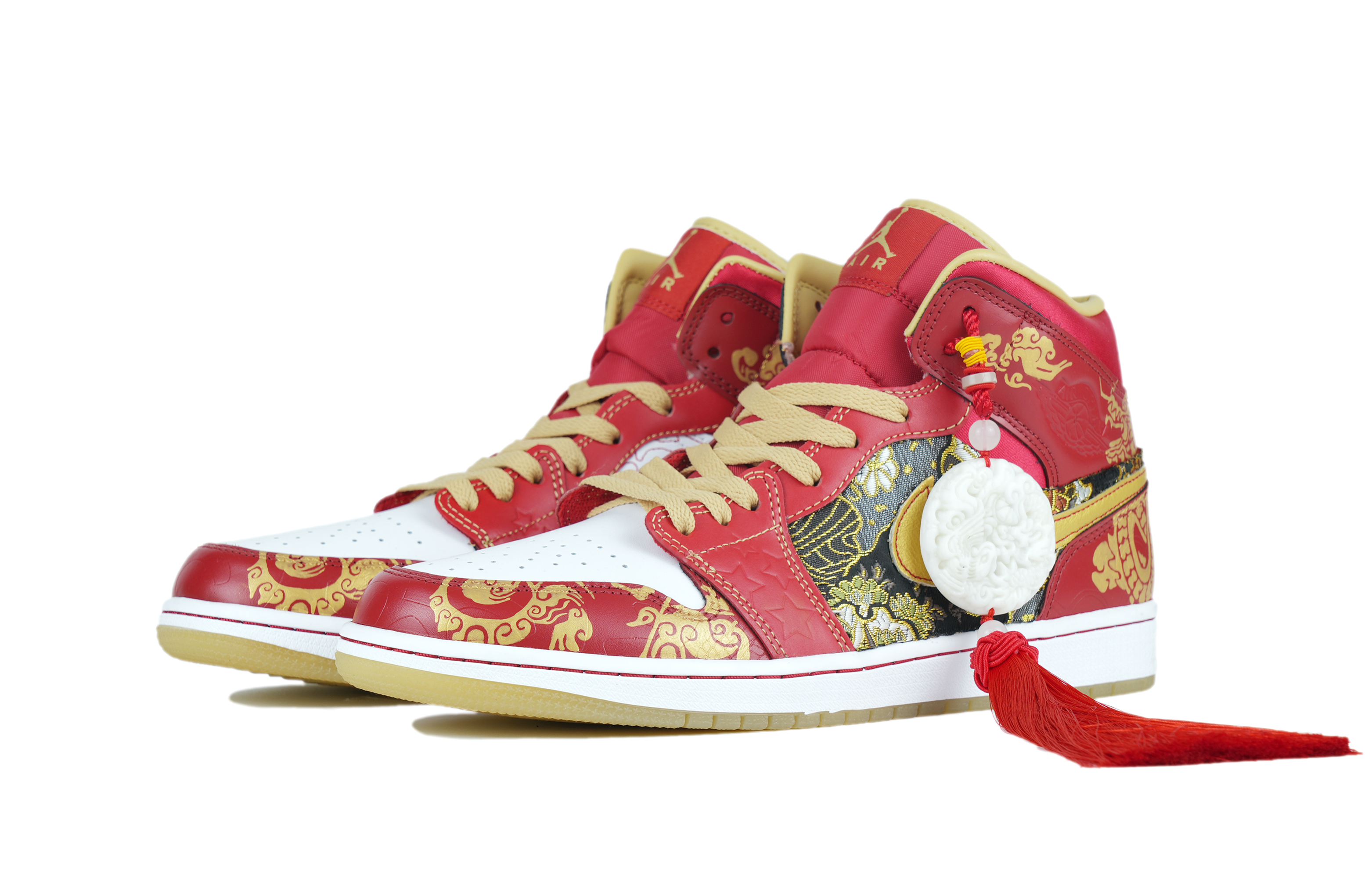 [Custom Shoes] Jordan 1 Mid SE GC 'Red Gold' 圖 3