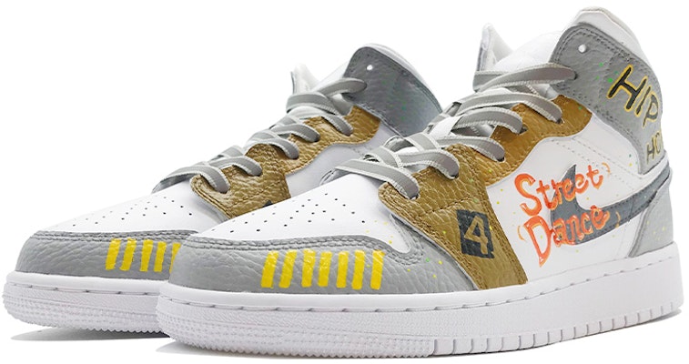 AJ1 ミッド 白金灰 ストリートダンサースプラッター 554724-129(TeamD-男款街头舞者白金灰) Lookbook AJ1 ミッド 白金灰 ストリートダンサースプラッター 554724-129(TeamD-男款街头舞者白金灰)