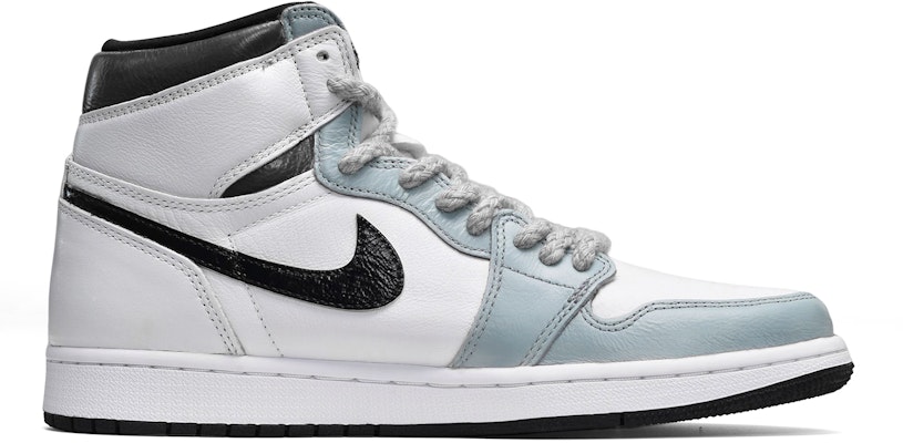 에어 조던 1 레트로 '토끼 데님 블랙 화이트 블루' (커스텀) 575441-060(TeamE-女款牛仔贴布黑白蓝BOX) Lookbook 에어 조던 1 레트로 '토끼 데님 블랙 화이트 블루' (커스텀) 575441-060(TeamE-女款牛仔贴布黑白蓝BOX)