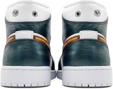 【定制球鞋】Jordan Air Jordan 1 戰地 噴繪 高幫 復古籃球鞋 男款 白灰 Shop 【定制球鞋】Jordan Air Jordan 1 戰地 噴繪 高幫 復古籃球鞋 男款 白灰