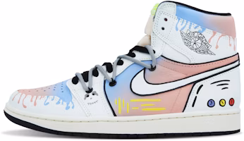 【訂製球鞋】 Jordan Air Jordan 1 Retro High 潮流百搭 舒適防滑 高筒 復古籃球鞋 男女同款 米藍粉 Buy 【訂製球鞋】 Jordan Air Jordan 1 Retro High 潮流百搭 舒適防滑 高筒 復古籃球鞋 男女同款 米藍粉