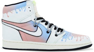 【訂製球鞋】 Jordan Air Jordan 1 Retro High 潮流百搭 舒適防滑 高筒 復古籃球鞋 男女同款 米藍粉 Order 【訂製球鞋】 Jordan Air Jordan 1 Retro High 潮流百搭 舒適防滑 高筒 復古籃球鞋 男女同款 米藍粉