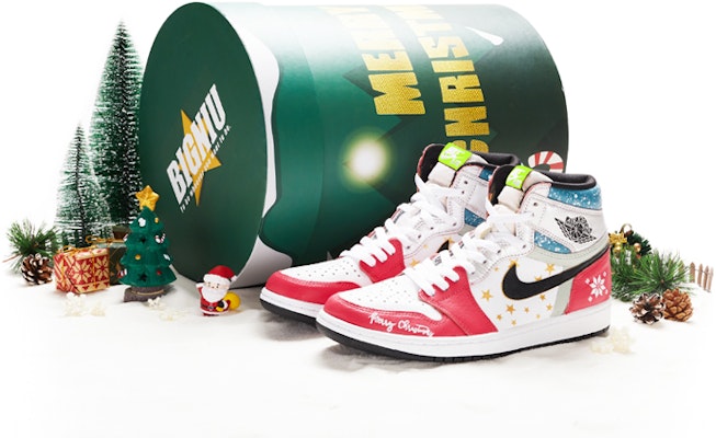 에어 조던 1 레트로 '크리스마스 별밤' (커스텀) 555088-603(TeamR-圣诞星夜男女S-BOX) Buy 에어 조던 1 레트로 '크리스마스 별밤' (커스텀) 555088-603(TeamR-圣诞星夜男女S-BOX)