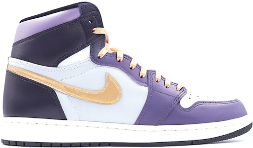 Jordan 1 Retro High "Navidad LED" Gris/Morado 555088-702(Team25-LED紫金湖人) Lookbook Jordan 1 Retro High "Navidad LED" Gris/Morado 555088-702(Team25-LED紫金湖人)