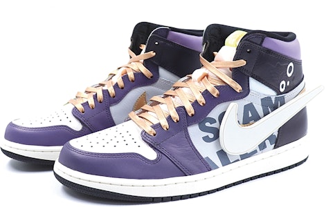 Jordan 1 Retro High "Navidad LED" Gris/Morado 555088-702(Team25-LED紫金湖人) Shop Jordan 1 Retro High "Navidad LED" Gris/Morado 555088-702(Team25-LED紫金湖人)