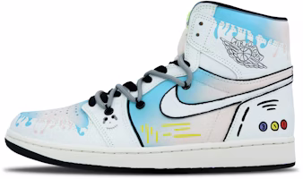 【定制球鞋】Jordan Air Jordan 1 Retro High 瘋狂遊樂園 減震耐磨 高幫 復古籃球鞋 男女同款 青粉 Buy 【定制球鞋】Jordan Air Jordan 1 Retro High 瘋狂遊樂園 減震耐磨 高幫 復古籃球鞋 男女同款 青粉