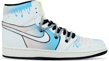 【定制球鞋】Jordan Air Jordan 1 Retro High 瘋狂遊樂園 減震耐磨 高幫 復古籃球鞋 男女同款 青粉 Order 【定制球鞋】Jordan Air Jordan 1 Retro High 瘋狂遊樂園 減震耐磨 高幫 復古籃球鞋 男女同款 青粉