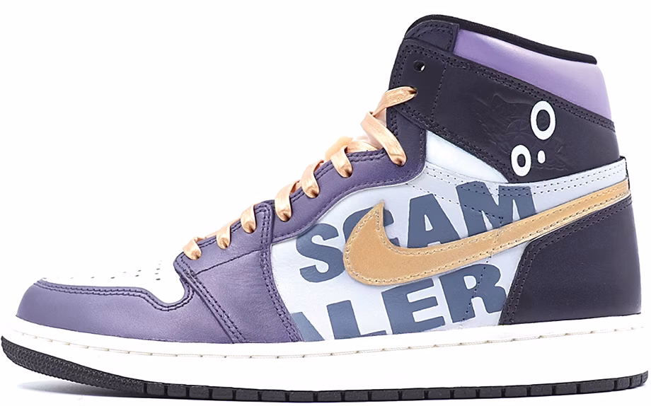 custom-shoes-air-jordan-1-retro-high-lakers-purple-and-gold