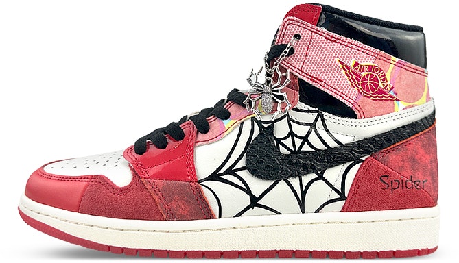 custom-shoes-air-jordan-1-retro-high-spider