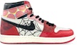 Order 에어 조던 1 레트로 하이 '스파이더-' 커스텀 DV1748-601(Team76-蜘蛛侠红黑)