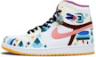 Buy 커스텀 에어 조던 1 레트로 하이 '화이트 블루 그래피티' 555088-706-466818