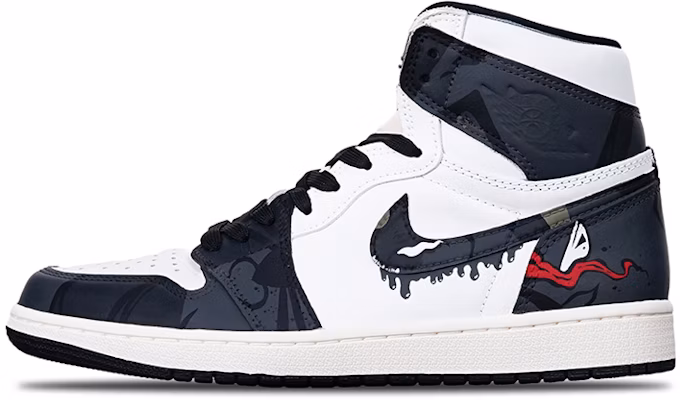【定制球鞋】 Jordan Air Jordan 1 Retro High OG 二次元動漫 毒物 高幫 復古籃球鞋 男女同款 黑白 Buy 【定制球鞋】 Jordan Air Jordan 1 Retro High OG 二次元動漫 毒物 高幫 復古籃球鞋 男女同款 黑白