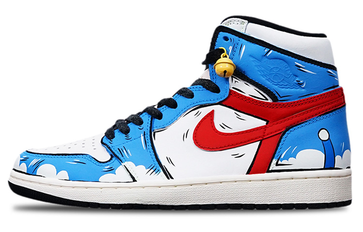 Buy 【客製化球鞋】 Jordan Air Jordan 1 Retro High OG 二次元動漫 叮噹 高筒 復古籃球鞋 男女同款 紅藍