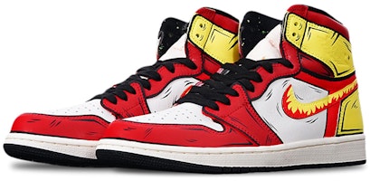 에어 조던 1 레트로 OG '애니 레드 옐로우' (커스텀) 555088-702(Teamone-高帮杏寿郎) Lookbook 에어 조던 1 레트로 OG '애니 레드 옐로우' (커스텀) 555088-702(Teamone-高帮杏寿郎)