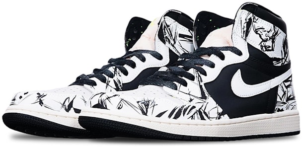 カスタムAJ1 レトロ ハイ OG "ブラックホワイトメカニカル" 555088-702(Teamone-高帮黑白赛博) Lookbook カスタムAJ1 レトロ ハイ OG "ブラックホワイトメカニカル" 555088-702(Teamone-高帮黑白赛博)