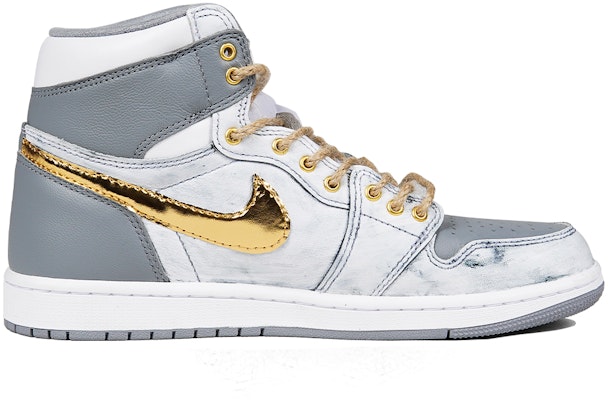 에어 조던 1 레트로 OG '재신' (커스텀) 555088-037(TeamP-白灰金勾) Order 에어 조던 1 레트로 OG '재신' (커스텀) 555088-037(TeamP-白灰金勾)