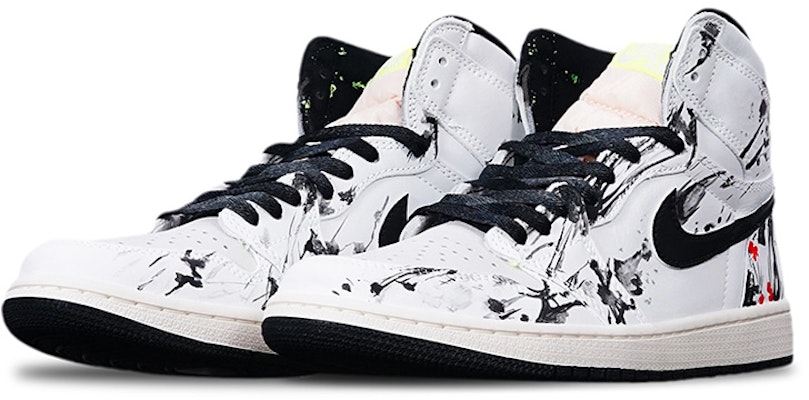 에어 조던 1 레트로 OG '매화' (Air Jordan 1 Retro OG 'Maehwa') 555088-702(Teamone-高帮泼墨梅花) Lookbook 에어 조던 1 레트로 OG '매화' (Air Jordan 1 Retro OG 'Maehwa') 555088-702(Teamone-高帮泼墨梅花)