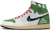 Buy 에어 조던 1 레트로 OG '크리스마스 스플래터' (커스텀) 555088-603(Team-B男女款圣诞礼物白绿)