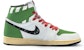 에어 조던 1 레트로 OG '크리스마스 스플래터' (커스텀) 555088-603(Team-B男女款圣诞礼物白绿)