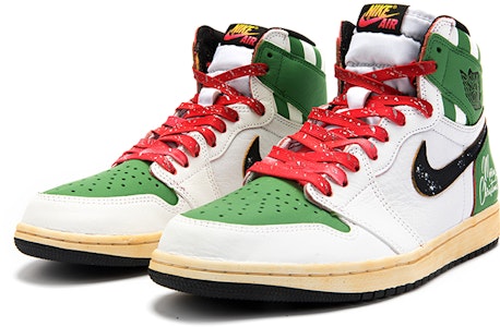 에어 조던 1 레트로 OG '크리스마스 스플래터' (커스텀) 555088-603(Team-B男女款圣诞礼物白绿) Lookbook 에어 조던 1 레트로 OG '크리스마스 스플래터' (커스텀) 555088-603(Team-B男女款圣诞礼物白绿)