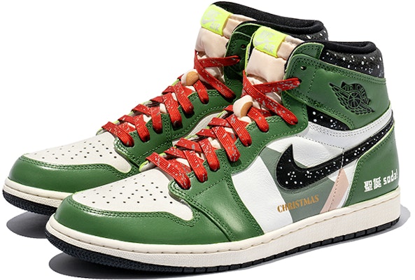 에어 조던 1 레트로 OG '크리스마스 화이트-그린' (커스텀) 555088-702(TeamB-男女款圣诞白绿M-BOX) Shop 에어 조던 1 레트로 OG '크리스마스 화이트-그린' (커스텀) 555088-702(TeamB-男女款圣诞白绿M-BOX)