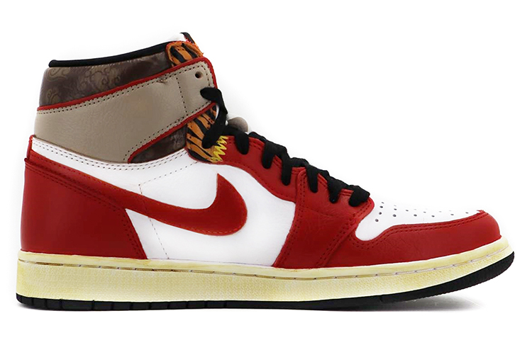 Order [定制鞋] Air Jordan 1 复古高帮 OG '农历新年虎' 555088-603(TeamK-CNY祥云黑红)
