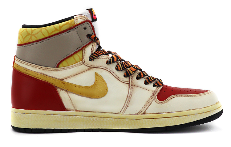 Lookbook 에어 조던 1 레트로 OG '호랑이해' (CNY ) 555088-603(TeamK-虎纹鞋带S-BOX)