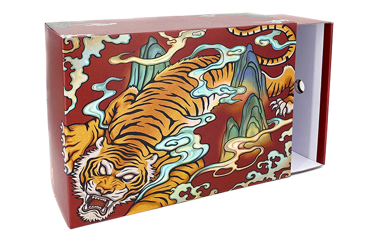 Sizing 에어 조던 1 레트로 OG '호랑이해' (CNY ) 555088-603(TeamK-虎纹鞋带S-BOX)