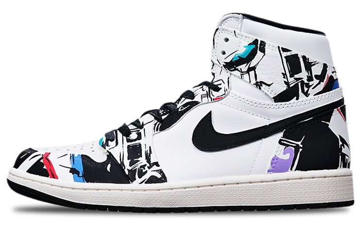 Buy 【定製球鞋】Jordan Air Jordan 1 Retro High OG Volt 賽博機械風 高筒 电玩 高筒 復古籃球鞋 男女同款 紅黑藍