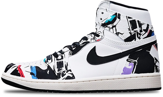 커스텀 에어 조던 1 레트로 OG '사이버 볼트' 555088-702(Teamone-高帮机械红黑蓝) Buy 커스텀 에어 조던 1 레트로 OG '사이버 볼트' 555088-702(Teamone-高帮机械红黑蓝)