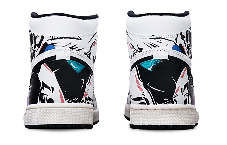 Shop 【定製球鞋】Jordan Air Jordan 1 Retro High OG Volt 賽博機械風 高筒 电玩 高筒 復古籃球鞋 男女同款 紅黑藍