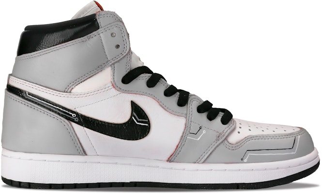 에어 조던 1 레트로 OG '사이버펑크' (커스텀) 555088-603(Team7-男女同款黑白像素黑白灰) Order 에어 조던 1 레트로 OG '사이버펑크' (커스텀) 555088-603(Team7-男女同款黑白像素黑白灰)