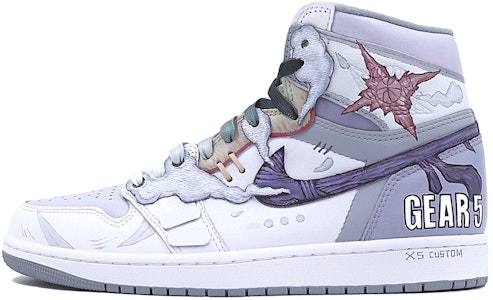 【定制球鞋】 Jordan Air Jordan 1 Retro High OG 五档路飞 星溯未来 防滑耐磨 高帮 復古籃球鞋 男女同款 白紫灰 Buy 【定制球鞋】 Jordan Air Jordan 1 Retro High OG 五档路飞 星溯未来 防滑耐磨 高帮 復古籃球鞋 男女同款 白紫灰