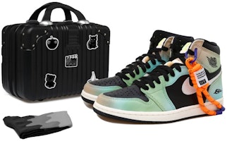 【定制球鞋】 Jordan Air Jordan 1 Retro OKHR 未來城 漸變 掛飾 做舊 高幫 復古籃球鞋 男女同款 黑白 Buy 【定制球鞋】 Jordan Air Jordan 1 Retro OKHR 未來城 漸變 掛飾 做舊 高幫 復古籃球鞋 男女同款 黑白