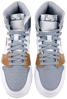 【定制球鞋】Jordan Air Jordan 1 Retro High OG 山羊GOAT 復古籃球鞋 男女同款 白灰 Shop 【定制球鞋】Jordan Air Jordan 1 Retro High OG 山羊GOAT 復古籃球鞋 男女同款 白灰