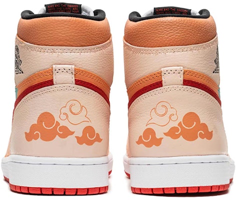 【定制球鞋】Jordan Air Jordan 1 Retro High OG 塗鴉 新年卯兔 祥雲 高幫 復古籃球鞋 男款 橙紅 Shop 【定制球鞋】Jordan Air Jordan 1 Retro High OG 塗鴉 新年卯兔 祥雲 高幫 復古籃球鞋 男款 橙紅