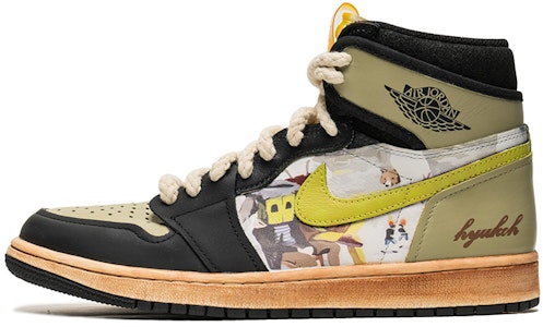 カスタムAJ1 レトロ ハイ OG "グリーントゥ" 555088-118(TeamB-专辑白绿) Buy カスタムAJ1 レトロ ハイ OG "グリーントゥ" 555088-118(TeamB-专辑白绿)