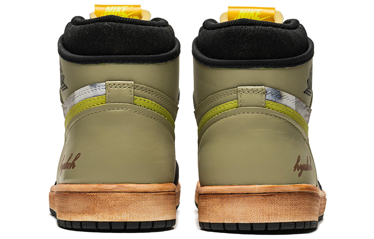 Shop カスタムAJ1 レトロ ハイ OG "グリーントゥ" 555088-118(TeamB-专辑白绿)