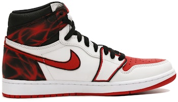 【定制球鞋】Jordan Air Jordan 1 Retro High OG Heritage 電競主題 動漫風 噴繪 閃電高級 高幫 復古籃球鞋 男女同款 黑紅 Order 【定制球鞋】Jordan Air Jordan 1 Retro High OG Heritage 電競主題 動漫風 噴繪 閃電高級 高幫 復古籃球鞋 男女同款 黑紅