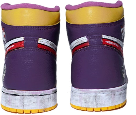 에어 조던 1 레트로 OG '조커 레이커스' 커스텀 555088-706(Team25-湖人小丑涂鸦) Purchase 에어 조던 1 레트로 OG '조커 레이커스' 커스텀 555088-706(Team25-湖人小丑涂鸦)