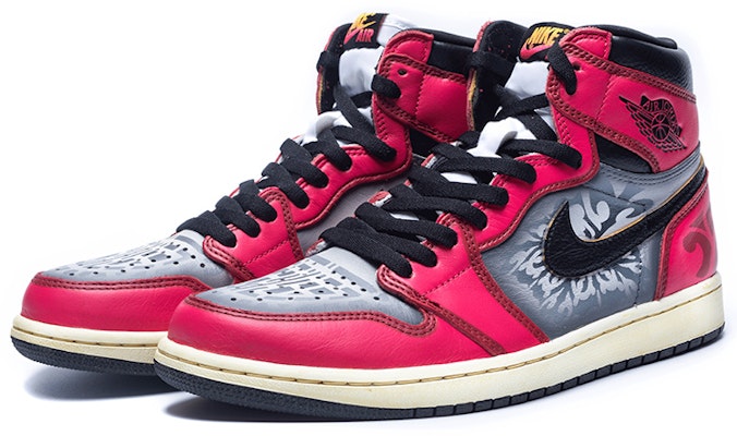 에어 조던 1 레트로 OG '라이트 퓨전 레드 설날' (커스텀) 555088-603(Team1-剪纸窗花) Lookbook 에어 조던 1 레트로 OG '라이트 퓨전 레드 설날' (커스텀) 555088-603(Team1-剪纸窗花)