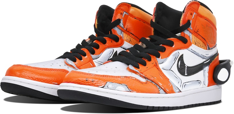 【定制球鞋】Air Jordan 1 Retro High OG「光融合紅」元宇宙橙色機甲機械戰鬥賽博遊戲限定復古籃球鞋男女同款橙白 Lookbook 【定制球鞋】Air Jordan 1 Retro High OG「光融合紅」元宇宙橙色機甲機械戰鬥賽博遊戲限定復古籃球鞋男女同款橙白