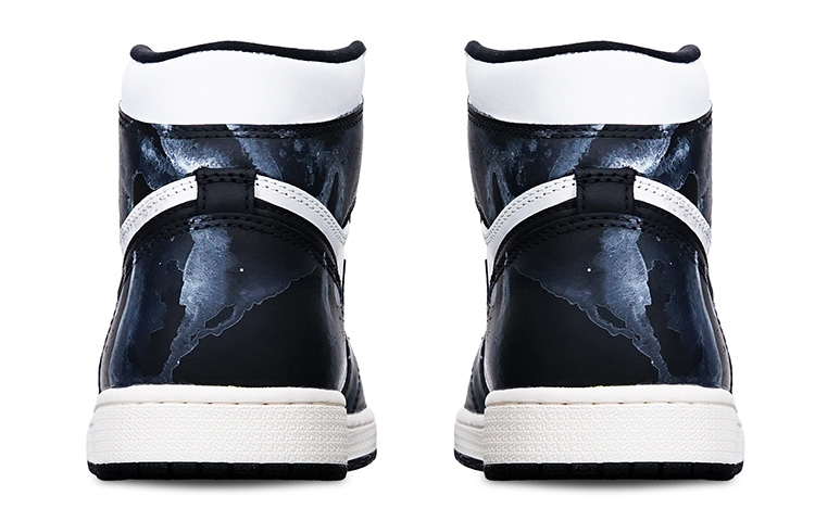 Shop 커스텀 에어 조던 1 레트로 OG '옵시디안 웨이브' 555088-702(Teamone-高帮黑曜石)