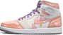 에어 조던 1 레트로 OG '핑크 페인터 버니' (커스텀) 555088-037(TeamD-男女同款粉刷匠小兔)