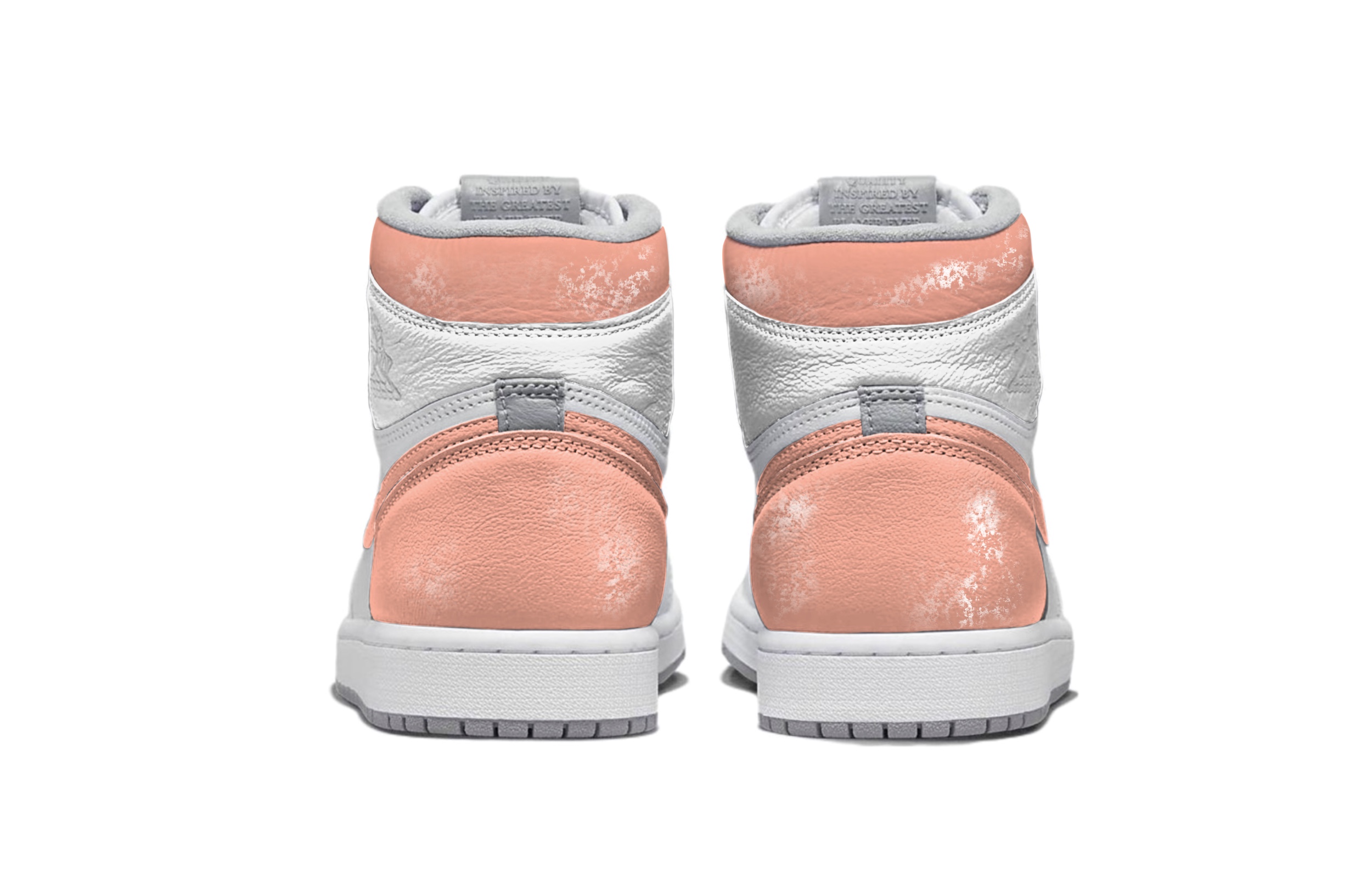 Purchase Zapatillas personalizadas Air Jordan 1 Retro High OG 'Conejito Rosa' 555088-037(TeamD-男女同款粉刷匠小兔)