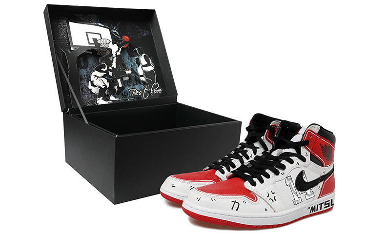 Buy Zapatillas Personalizadas Air Jordan 1 Retro High OG "Sakuragi" 555088-161(Team拾玖-王三井寿男女S-BOX)